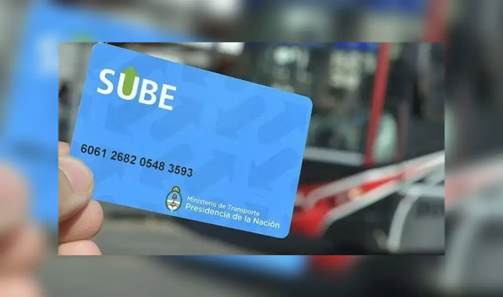 La Tarjeta SUBE se puede recargar de manera muy sencilla. (Foto: Internet) La Tarjeta SUBE se puede recargar de manera muy sencilla. (Foto: Internet)