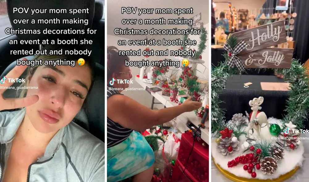 La joven no pudo contener las lágrimas de impotencia, luego que fue ignorada por las personas en un evento. Foto: composición LR/TikTok/@breana_guadarrama