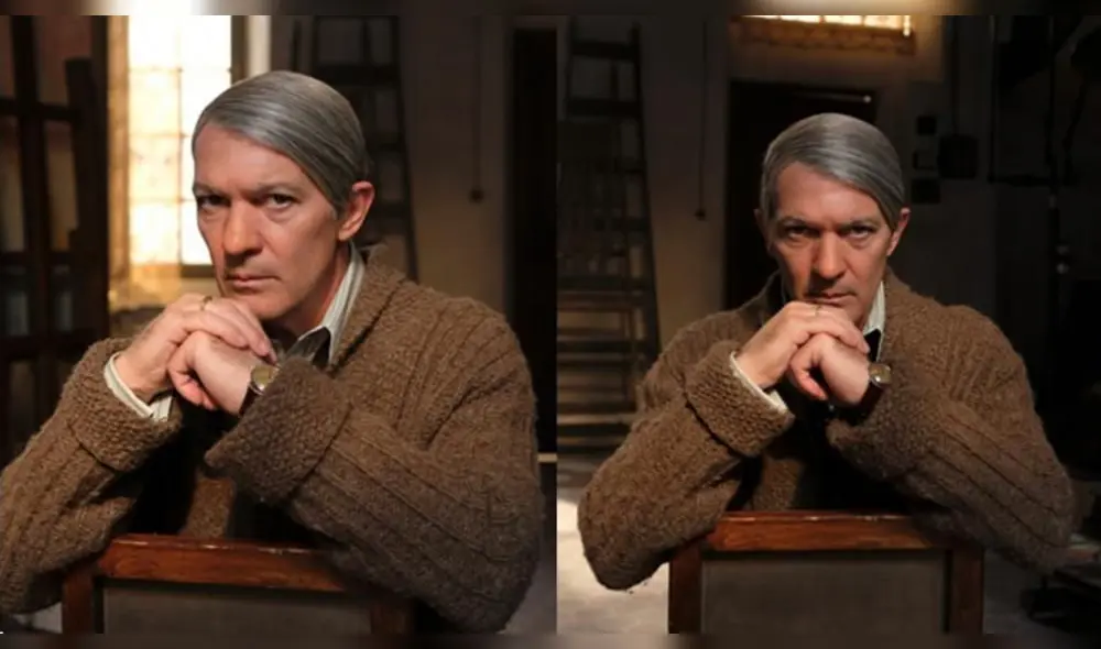 Antonio Banderas: publican nuevas imágenes de su transformación como Pablo Picasso VIDEO