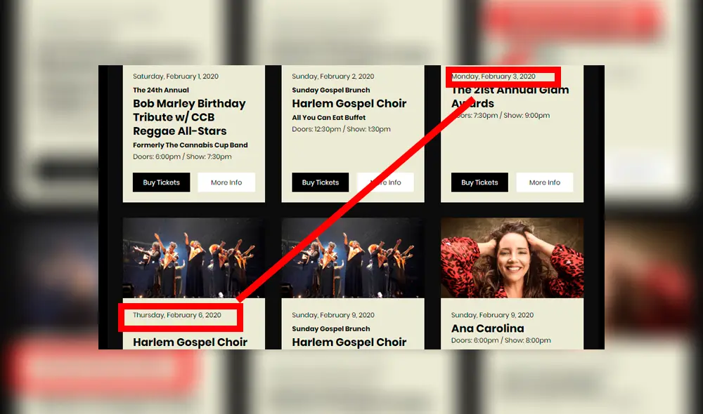 El Sony Hall tiene ocupadas todas sus fechas dentro de meses, a excepción de los 3, 4 y 5 de febrero. Los primeros dos días servirían para preparar el evento. El Sony Hall tiene ocupadas todas sus fechas dentro de meses, a excepción de los 3, 4 y 5 de febrero. Los primeros dos días servirían para preparar el evento.