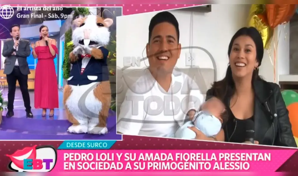  Pedro Loli y su novia conmueven al mostrar el rostro de su bebé por primera vez
