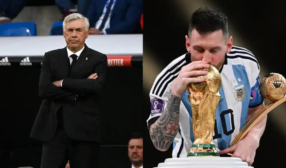 Ancelotti brindó una conferencia de prensa en la previa del encuentro del Madrid ante Valladolid. Foto: Composicón LR/AFP