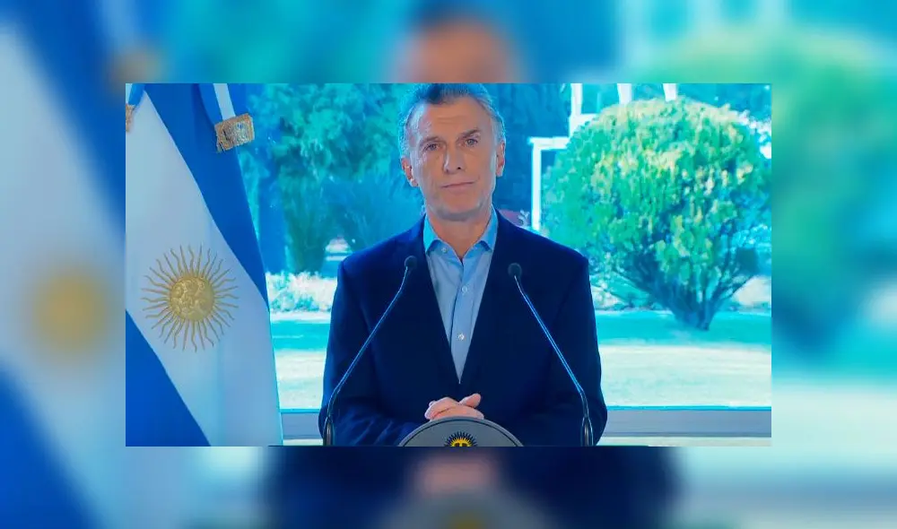 Presidente de argentina, Mauricio Macri, pidió perdón por el resultado en las primarias y anunció paquete económico. Foto captura YouTube.