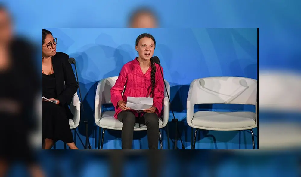 Greta Thunberg, la joven activista que enfrentó al poder político del mundo en la ONU. Foto: AFP