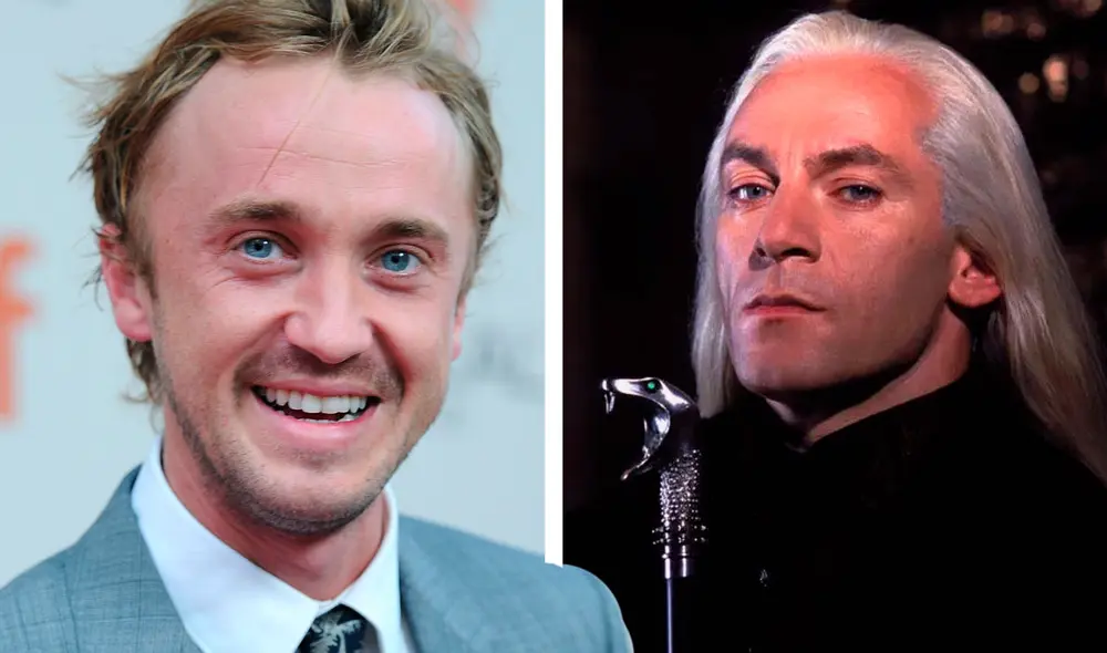 Tom Felton y Jason Isaacs en desafío para TikTok de Harry Potter. Crédito: fotocomposición JB, La República Instagram fans.