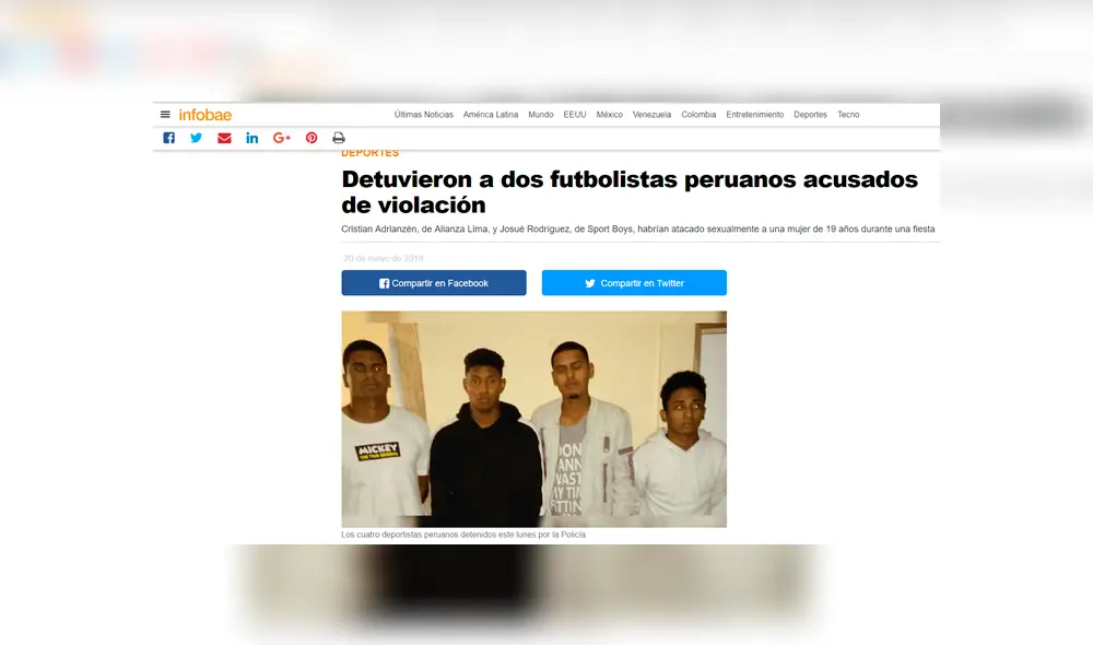 Así informó la prensa internacional sobre la detención de Christian Adrianzén [FOTOS]