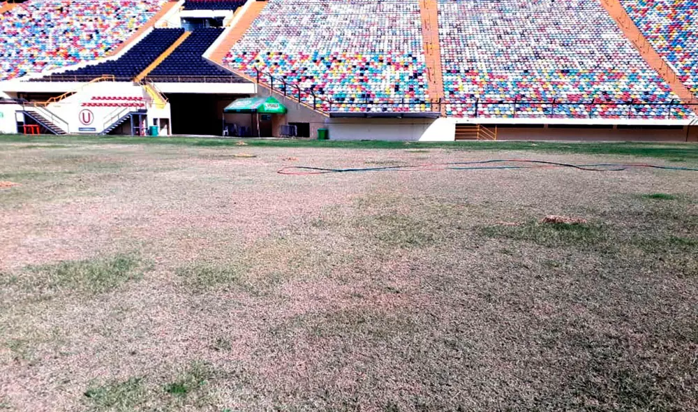 Así luce el Estadio Monumental de Ate tras paralización de la Liga 1 a causa del coronavirus. (FOTO: Líbero).