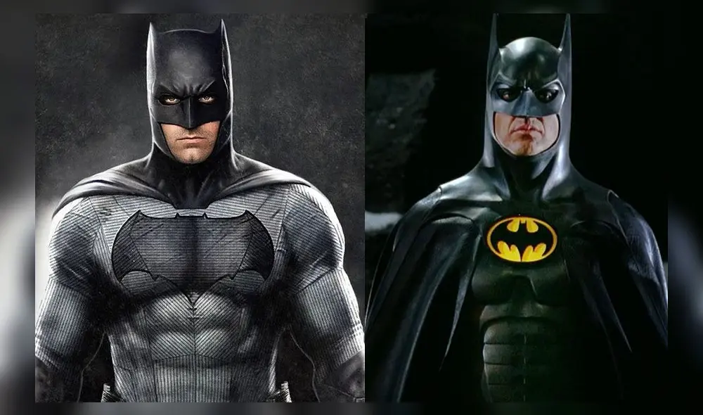 Ben Affleck y Michael Keaton podrían estar juntos interpretando a Batman. Créditos: Warner Bros/composición