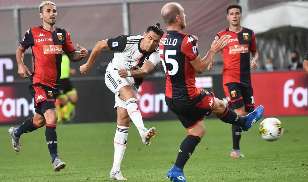 Cristiano marcó en la victoria de la Juventus ante el Genoa. (Créditos: EFE)
