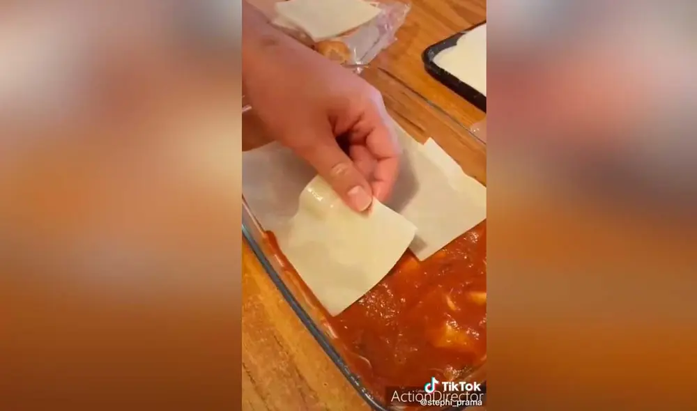 Desliza las imágenes para conocer más sobre la preparación de este exquisito platillo italiano. Foto: captura de TikTok/Stephanie Prado