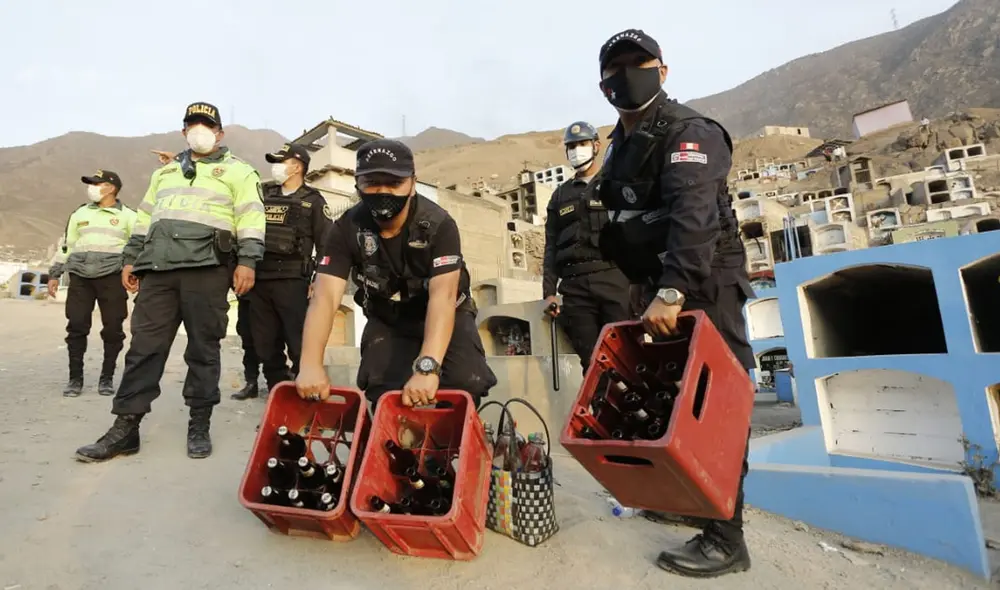 Intervinieron a más de 50 personas y capturaron a 4 requisitoriados. Fotos: Antonio Melgarejo / La República