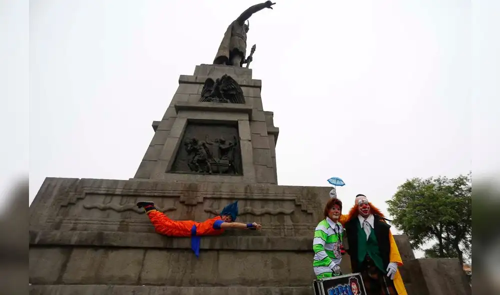 Así se celebró el Día del Payaso Peruano por calles de Lima [FOTOS]