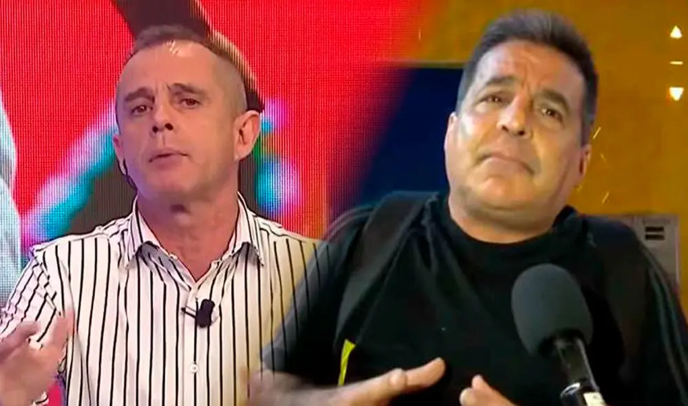 El exjugador y el periodista deportivo son panelistas del programa "A Presión". Foto: composición LR/ESPN/El Popular