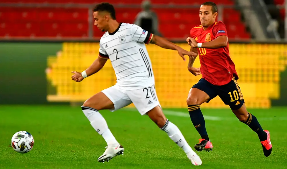 España vs Alemania EN VIVO por la Liga de Naciones. Foto: EFE España vs Alemania EN VIVO por la Liga de Naciones. Foto: EFE