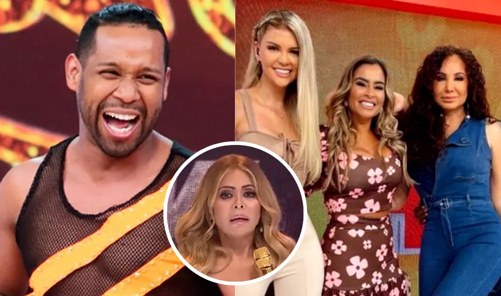 Edson Dávila recibió una serie de elogios por parte de Rodrigo González y Gigi Mitre. Foto: composición LR/ captura de América TV