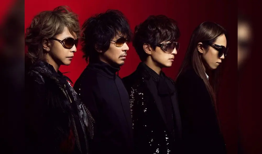 L'Arc~en~Ciel, legendaria banda de J-Rock que en 2021 cumple el 30 aniversario de su debut.