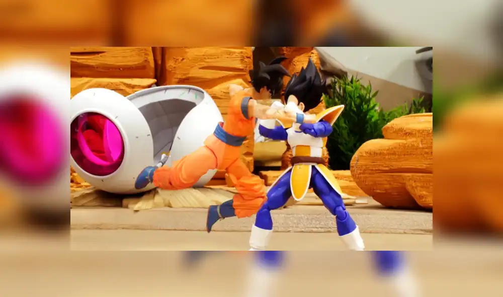 Dragon Ball Super: recrean brutal pelea de Gokú y Vegeta con figuras de acción y fans enloquecen [VIDEO]