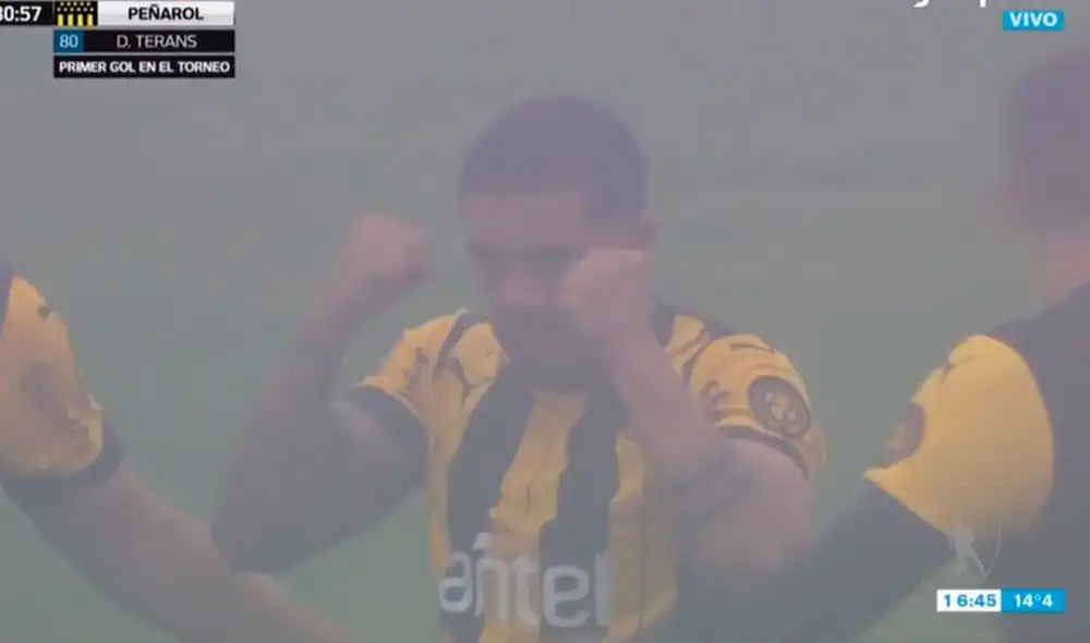 David Terans anotó el empate al minuto 80. Foto: Captura/GolTV