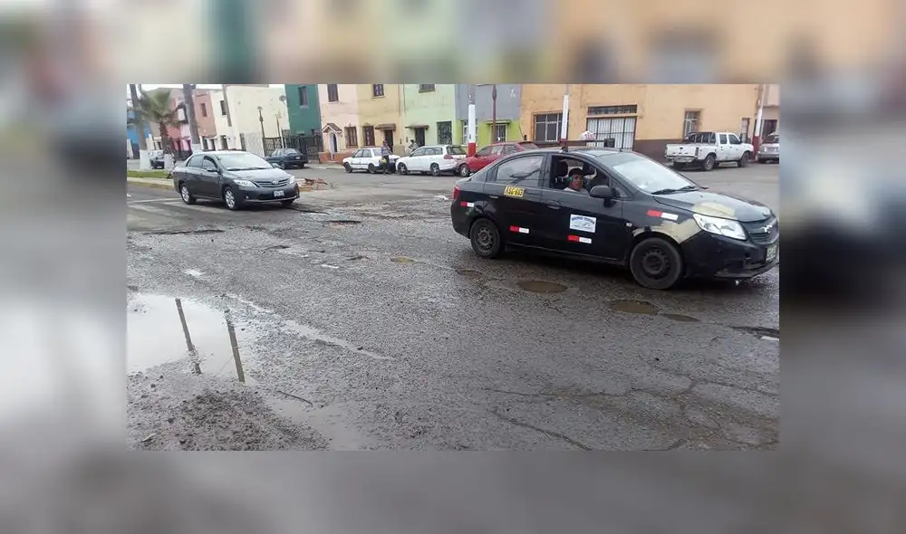 #YoDenuncio: calles en mal estado perjudican el tránsito en el Callao