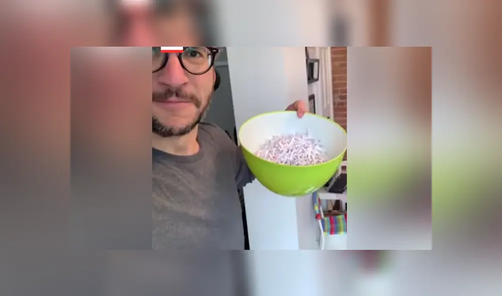 A través de Facebook se hizo viral el curioso experimento que hizo un hombre en plena cuarentena. A través de Facebook se hizo viral el curioso experimento que hizo un hombre en plena cuarentena.