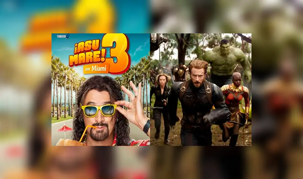 Películas 2018: Infinity War vs Asu Mare 3 ¿Cuál fue más vista por los peruanos?