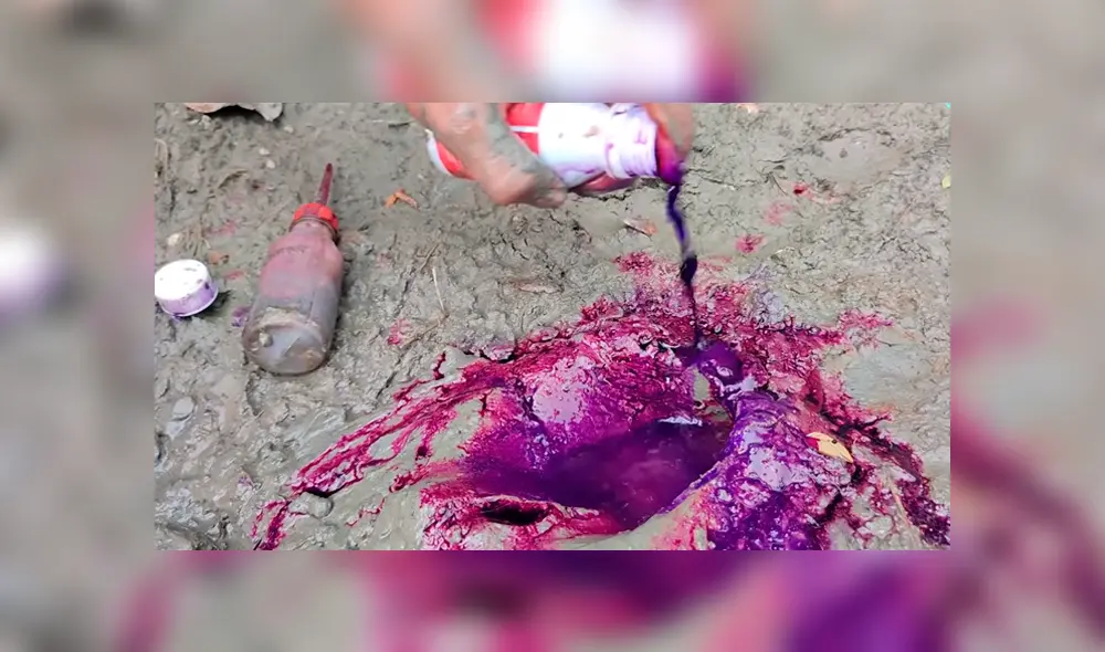 Derrama gran cantidad de tinte en misterioso hueco y aparecen decenas de peligrosos peces. Derrama gran cantidad de tinte en misterioso hueco y aparecen decenas de peligrosos peces.