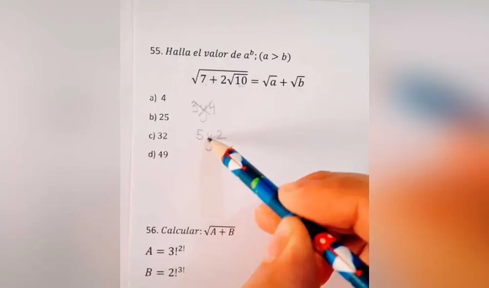 Desliza las imágenes para ver la solución de este problema matemático que se hizo viral en redes sociales. Foto: captura de TikTok/jeffrey.navarro