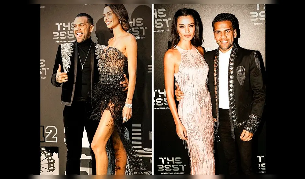 The Best: Novia de Dani Alves roba miradas por atrevido vestido [FOTO]