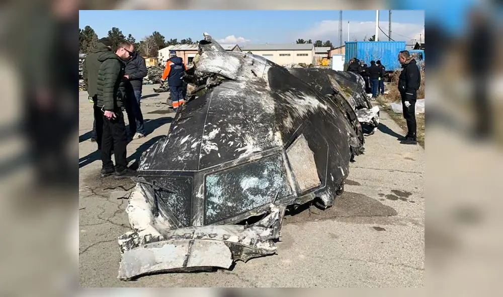 El vuelo PS752 de la compañía Ukraine International Airlines (UIA) fue abatido el miércoles al oeste de Teherán. Foto: Difusión.
