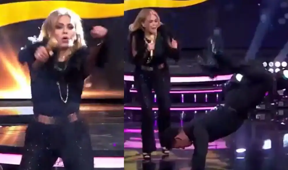 Gisela Valcárcel y Christian Domínguez sorprendieron con los pasos de "El gusano". Foto: composición LR/ captura de América TV Gisela Valcárcel y Christian Domínguez sorprendieron con los pasos de "El gusano". Foto: composición LR/ captura de América TV