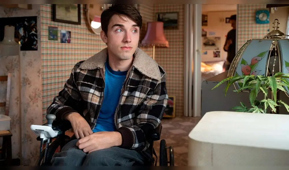 Isaac de Sex Education. Créditos: Netflix Isaac de Sex Education. Créditos: Netflix