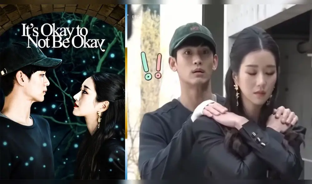 El 'abrazo mariposa' del dorama It’s okay to not be okay. Créditos: tvN