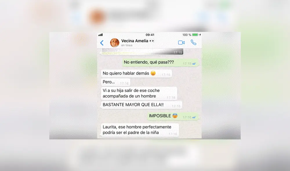 WhatsApp: Vecina 'chismosa' se entera que chica tiene un 'sugar daddy' y le cuenta a su mamá [VIDEO] 