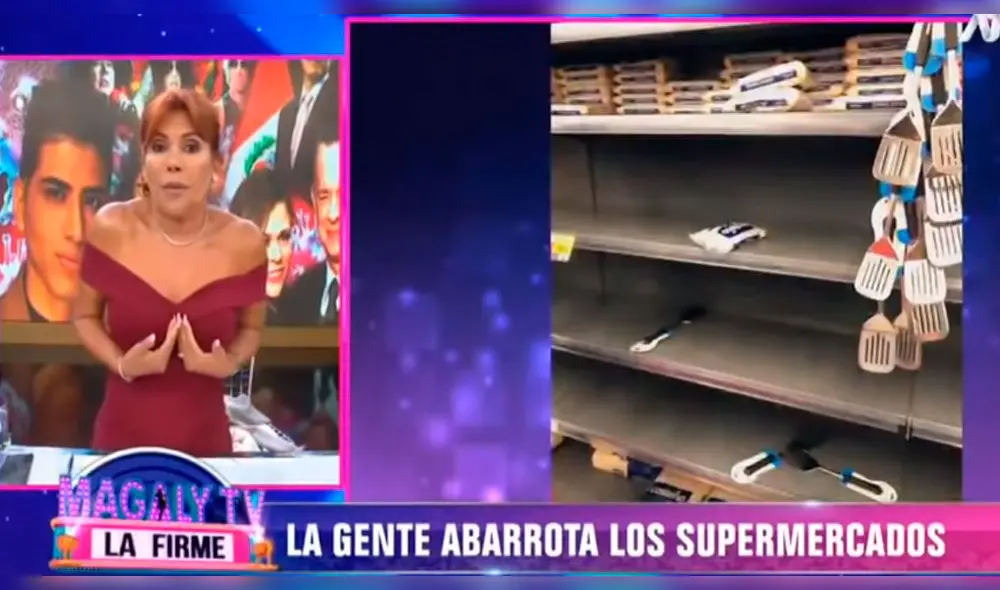 Magaly Medina pide calma ante paranoia por coronavirus Magaly Medina pide calma ante paranoia por coronavirus