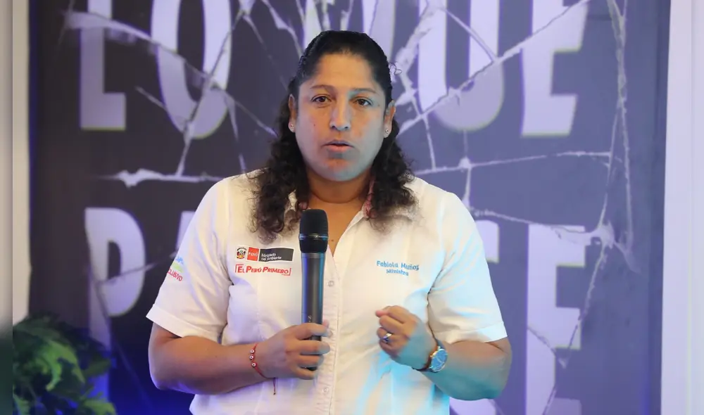 Fabiola Muñoz Foto: Minam Fabiola Muñoz Foto: Minam