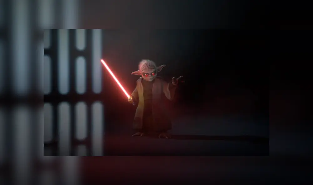 versus Darth Yoda en Star Wars. versus Darth Yoda en Star Wars.