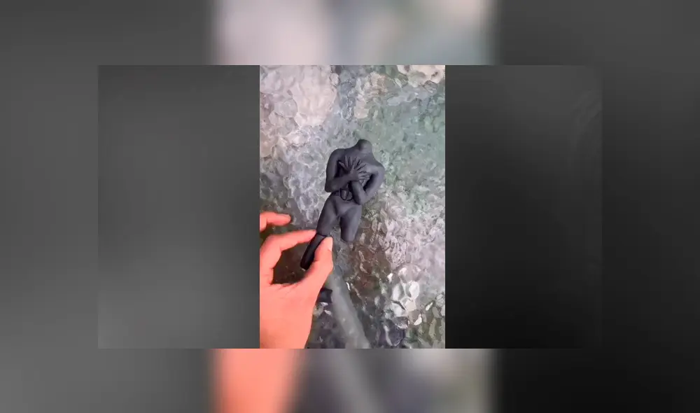 Desliza las imágenes para ver la increíble escultura que hizo este joven artista de Black Panther. Fotocapturas: Abi Mont/TikTok Desliza las imágenes para ver la increíble escultura que hizo este joven artista de Black Panther. Fotocapturas: Abi Mont/TikTok