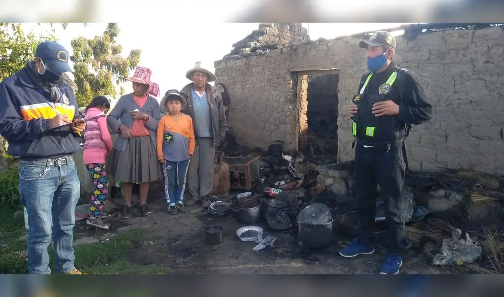 La familia perdió sus víveres de primera necesidad, así como productos agrícolas que almacenaban para sobrellevar el periodo de cuarentena.