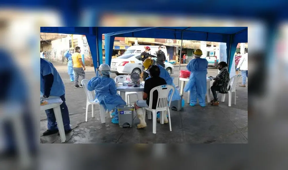 Coronavirus en Perú: pruebas rápidas. Créditos: URPI-GLR.