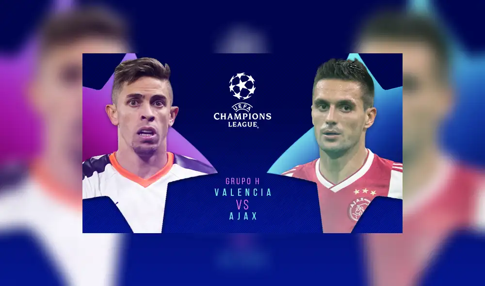Valencia y Ajax se enfrentan por el pase a los octavos de final de la Champions League.