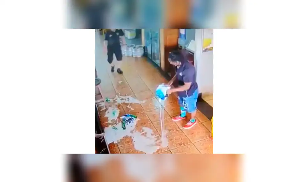‘Extraño ente’ empuja a mesero con cerveza en mano y deja horrorizados a miles [VIDEO]
