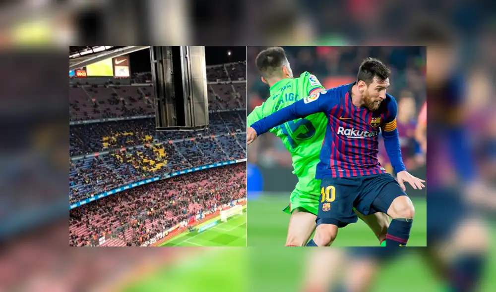 Hincha del Barcelona quedó herido tras caída de un trozo del techo del Camp Nou [VIDEO]