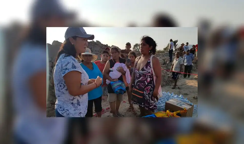 Denuncian que donaciones del Congreso para damnificados son repartidas en zonas visitadas por Keiko [VIDEO]