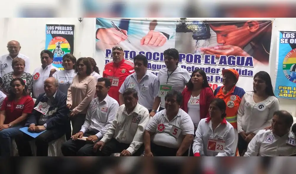 Candidatos reconocieron que el agua potable y el saneamiento son derechos humanos inalienables.
