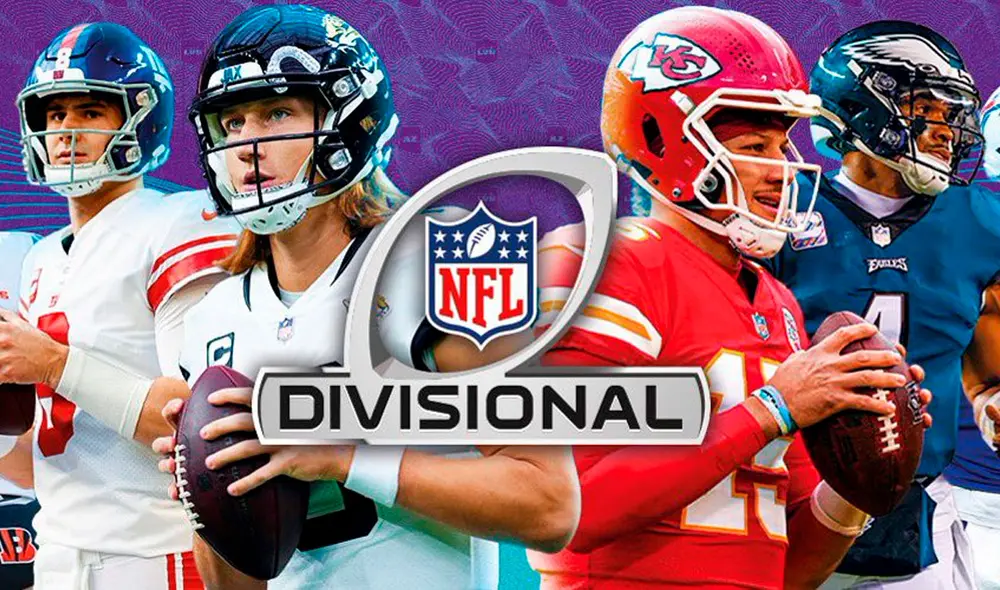 La ronda divisional de los playoffs de la NFL se juega este sábado 21 y domingo 22 de enero. Foto: NFL La ronda divisional de los playoffs de la NFL se juega este sábado 21 y domingo 22 de enero. Foto: NFL