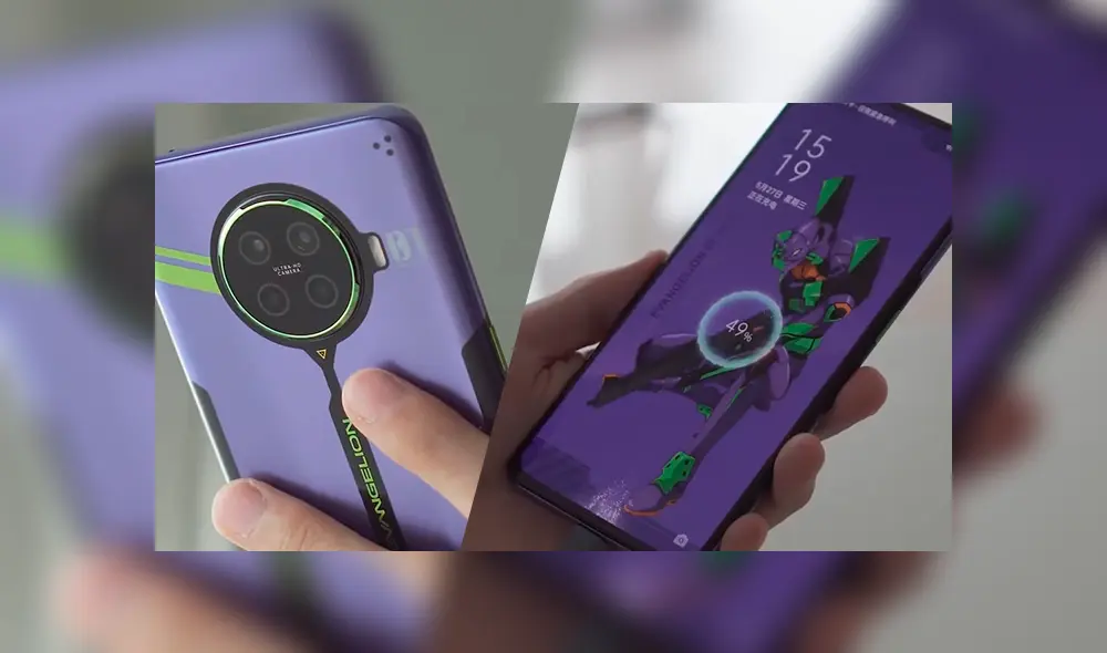 Oppo lanza teléfono inspirado en Neon Genesis Evangelion.