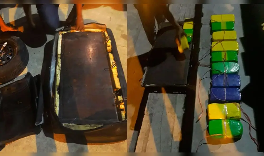 Droga se encontraba camuflada en el automóvil. Droga se encontraba camuflada en el automóvil.