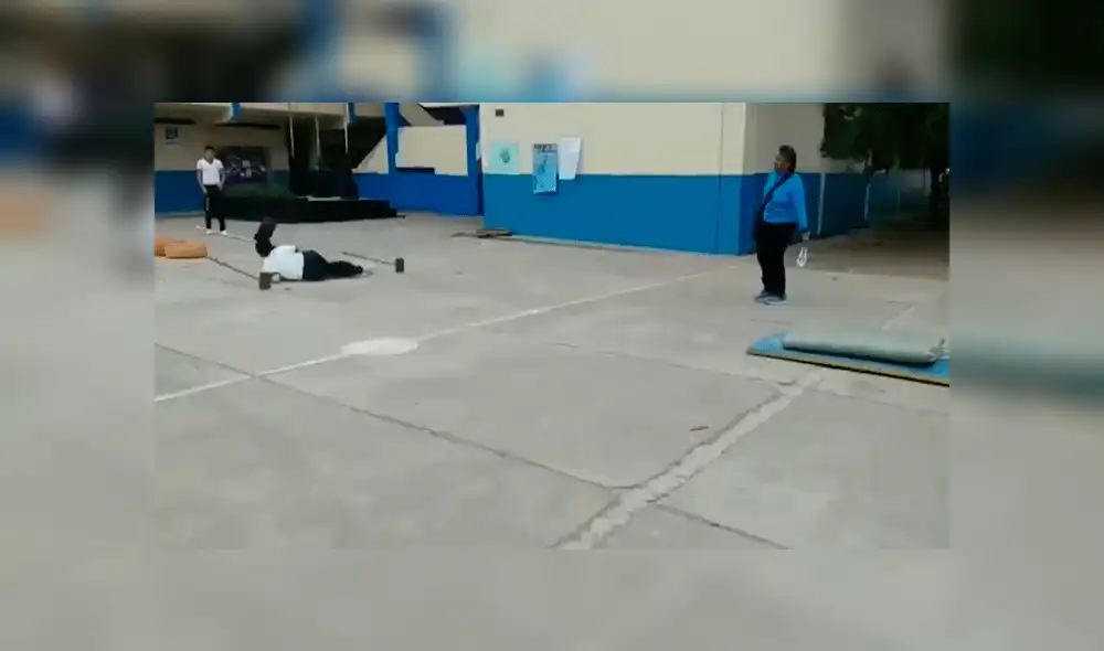 YouTube viral: Joven sufre vergonzosa caída durante clase de Educación Física [VIDEO]