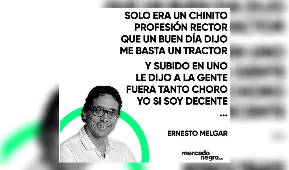 El Poema de la Corrupción: los versos de un reconocido publicista remecen las redes sociales El Poema de la Corrupción: los versos de un reconocido publicista remecen las redes sociales