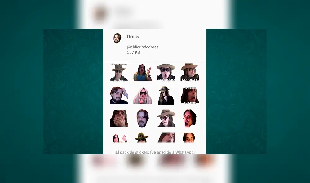WhatsApp: youtuber 'Dross' tiene sus propios stickers y son sumamente perturbadores [FOTOS] 